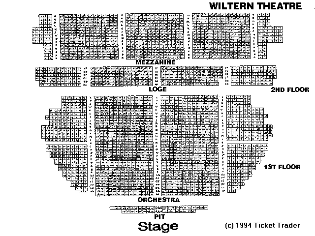 Wiltern Interactive Seating Chart